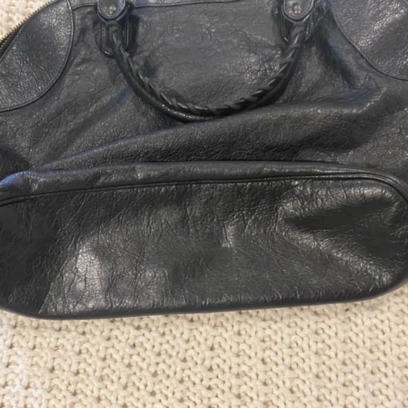 Balenciaga Motocross Bowling Bag in Black - Picture 3 of 12